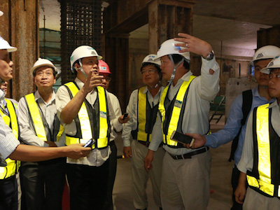 Bí thư Đinh La Thăng phê bình tuyến Metro chậm tiến độ