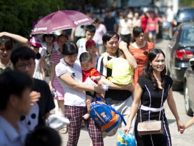 Nắng nóng 39 độ trong ngày Quốc tế thiếu nhi