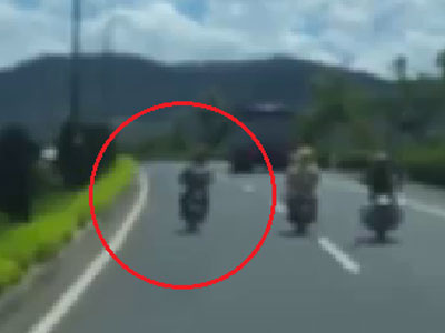 Video: 2 thanh niên đánh võng "trêu" CSGT trên cao tốc Khương Liên