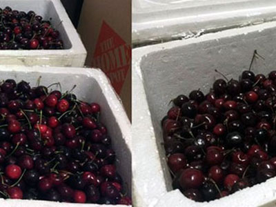 Bay Mỹ-Nội Bài, thùng cherry vơi 1/3: Hàng không nói gì?