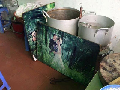 Sau tất cả, ảnh cưới cũng chỉ dùng để lót bếp, chặn rác mà thôi!