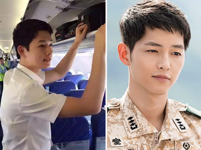 Sự thật về tiếp viên hàng không giống Soong Joong Ki