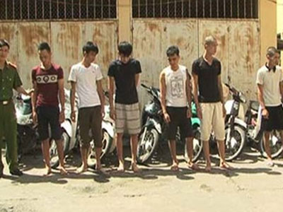 7 "đạo chích" sa lưới cùng một lúc