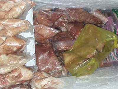 Gần nửa tấn thịt nai, nhím… không nguồn gốc bị bắt giữ