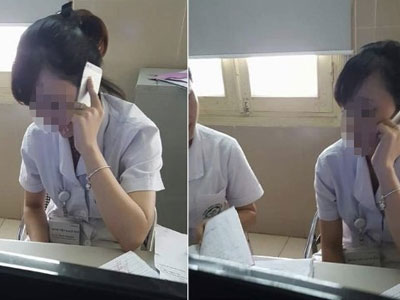 Xác minh thông tin nhân viên BV Bạch Mai ‘nấu cháo’ điện thoại