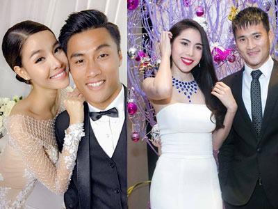 Những đám cưới "dậy sóng" của cầu thủ Việt