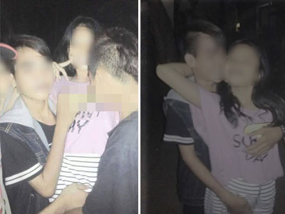 Sốc với chùm ảnh cô gái còn rất trẻ lần lượt để 5 bạn trai vô tư sờ mó
