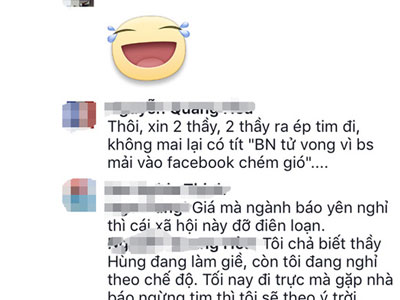 Bộ Y tế: Làm rõ, xử lý nghiêm bác sĩ ước nhà báo “yên nghỉ”