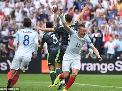 Jamie Vardy thiết lập kỷ lục khó tin cùng tuyển Anh