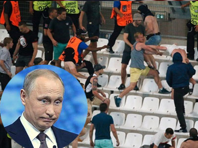 Putin: "Làm sao 200 CĐV Nga có thể đánh bại vài nghìn người Anh"