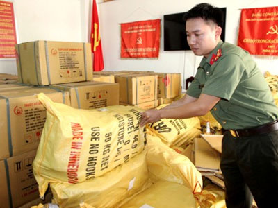 Bắt đường dây buôn bán gần 3 tấn thuốc nổ
