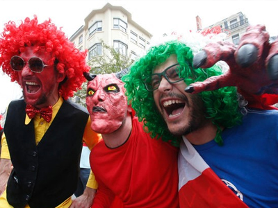 Muôn kiểu hóa trang của cổ động viên tại Euro 2016