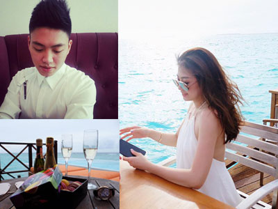 Á hậu Tú Anh đi Maldives nghỉ dưỡng với bạn trai mới