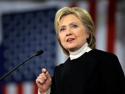 Bà Clinton cân nhắc ứng viên phó tổng thống
