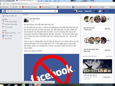 Facebooker Mai Phan Lợi: "Sẽ đóng cửa Diễn đàn Nhà báo trẻ?"