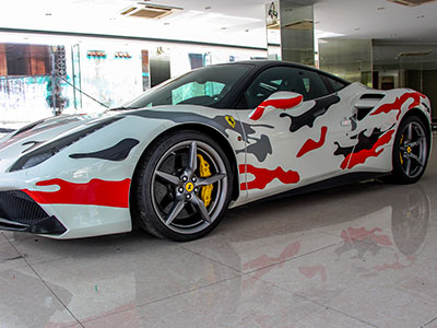 Siêu xe Ferrari 488 GTB phong cách thể thao ở Sài Gòn