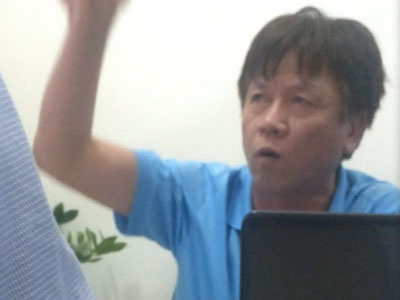 Ông Nguyễn Công Tảo dọa nạt PV: "Người này là ông trời con"