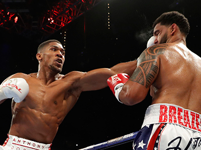 Joshua lại thắng knock-out, bảo vệ đai hạng nặng IBF