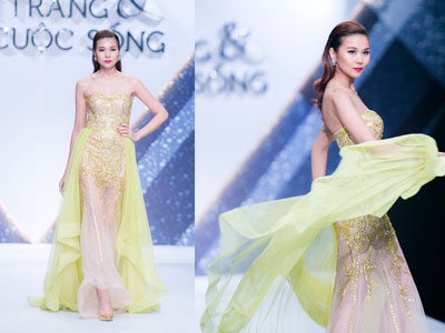 Thanh Hằng bay bổng, sexy trên sàn diễn