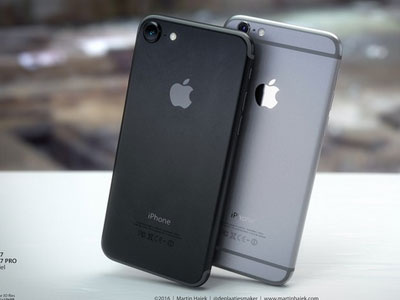 iPhone 7 màu đen lộ diện qua concept ấn tượng