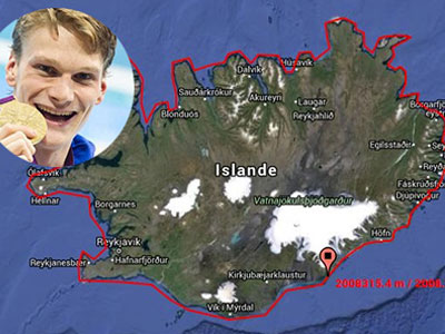 Kình ngư hứa bơi 2000km quanh Iceland nếu vô địch Euro 2016