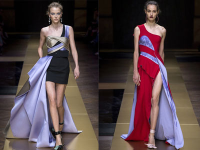 Dàn chân dài nóng bỏng của Versace khuấy động Tuần Paris