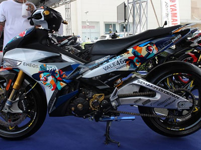 Exciter phong cách Valentino Rossi vô địch cuộc thi xe độ