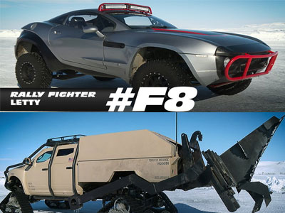 Hé lộ dàn “siêu xe băng” cáu cạnh của Fast & Furious 8