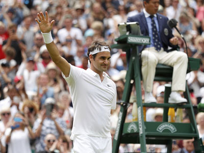 Murray và Federer dễ dàng vào tứ kết Wimbledon