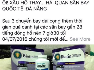 Cán bộ hải quan sân bay Đà Nẵng bị tố nhũng nhiễu
