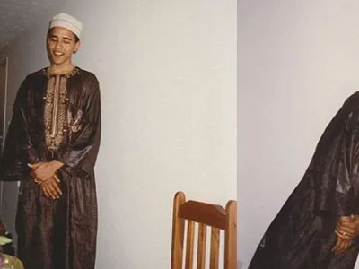 Ảnh Tổng thống Obama mặc trang phục Hồi giáo “gây sốt” trên truyền hình Mỹ