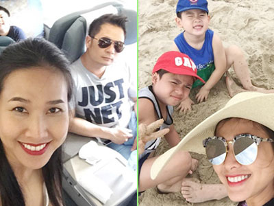 Dương Mỹ Linh "tình thương mến thương" với 3 con riêng của Bằng Kiều