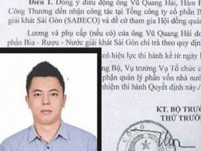 Phó thủ tướng yêu cầu báo cáo vụ con trai ông Vũ Huy Hoàng