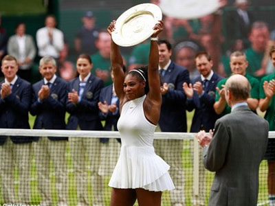 Hạ Kerber, Serena Williams lần thứ 7 đăng quang ở Wimbledon
