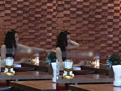 Clip: Hoa hậu Kỳ Duyên hút thuốc tại quán cafe bị chia sẻ rầm rộ trên mạng