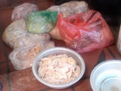 Hà Nội: Ghê người công xưởng nhớp nhúa cung cấp mỡ cho nhà hàng lớn