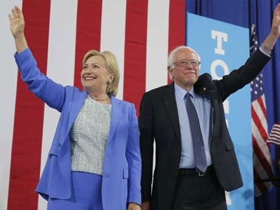 Sanders: Clinton phải trở thành tổng thống Mỹ