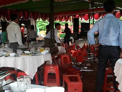 Vĩnh Phúc: Đâm chém điên loạn trong đám cưới, 5 người thương vong