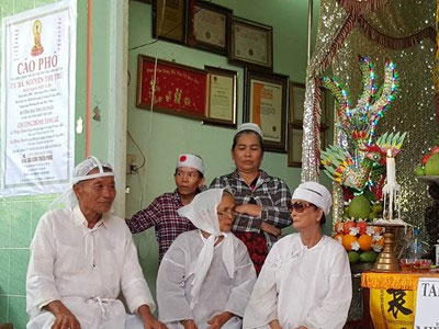 Hơn trăm cháu chắt tiễn đưa cụ bà 123 tuổi ở Sài Gòn