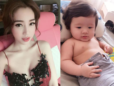 Con trai Elly Trần "khoe cơ bắp" khiến fan phát sốt