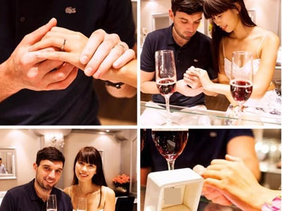 Hà Anh khoe nhẫn cưới gắn 80 viên kim cương