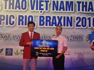 Chiếc đồng hồ biểu tượng của Đoàn thể thao Việt Nam tại Olympic Rio 2016