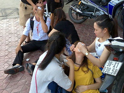 Công an đánh bạn gái cũ nhập viện bị đình chỉ công tác
