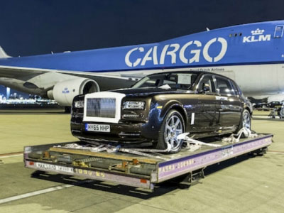 Xe siêu sang Rolls-Royce được vận chuyển như thế nào?