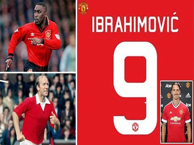 Ibrahimovic uy quyền "cướp" áo số 9 của Martial