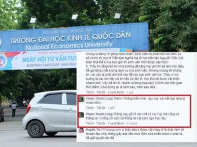 Giảng viên NEU chửi sinh viên là "ngu học, thần kinh" trên facebook