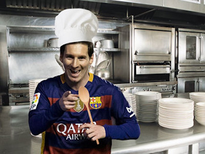 Messi mở làng ẩm thực dạy nấu ăn