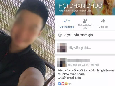 "Chăn chuối" – Thú vui có thật và gây sốc của chị em trên mạng