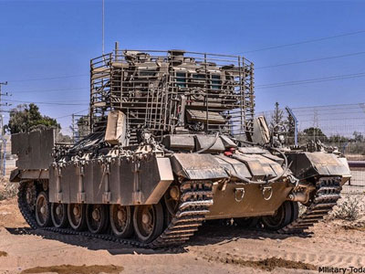 Xe thiết giáp "chuồng chó di động" của Israel
