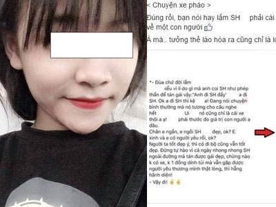 Cô gái chê xe SH phải khoá Facebook vì dân mạng